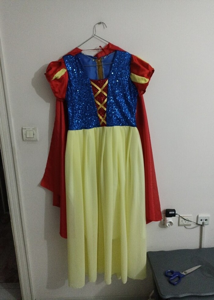 Pamuk prenses kostümü ve pelerin  - Görsel 3