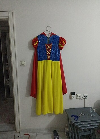 Pamuk prenses kostümü ve pelerin  - Görsel 2