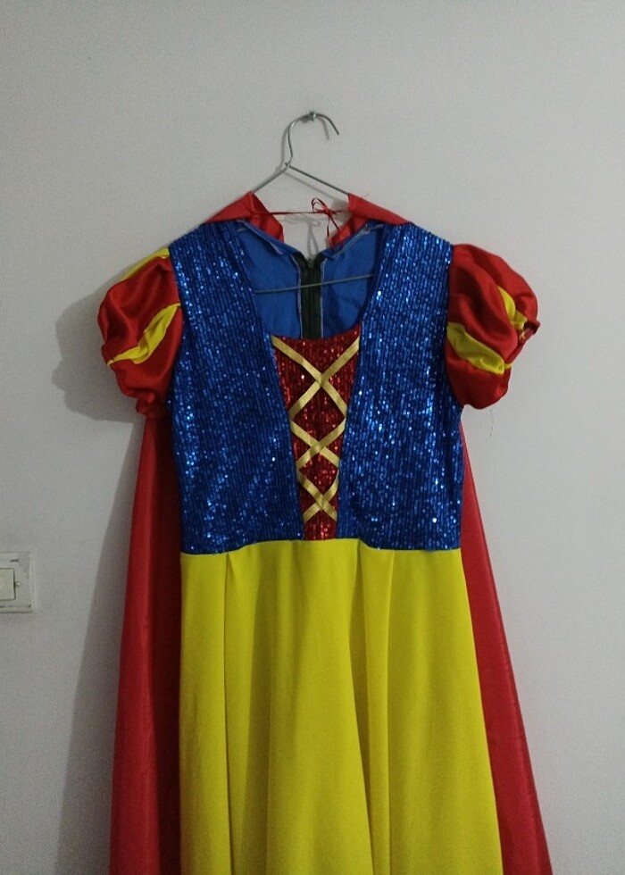 Pamuk prenses kostümü ve pelerin  - Görsel 3