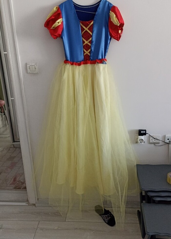 Pamuk prenses kostümü ve pelerin  - Görsel 2