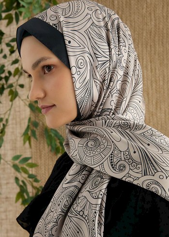 Estelia Taş Vual İpek Şal - Görsel 2