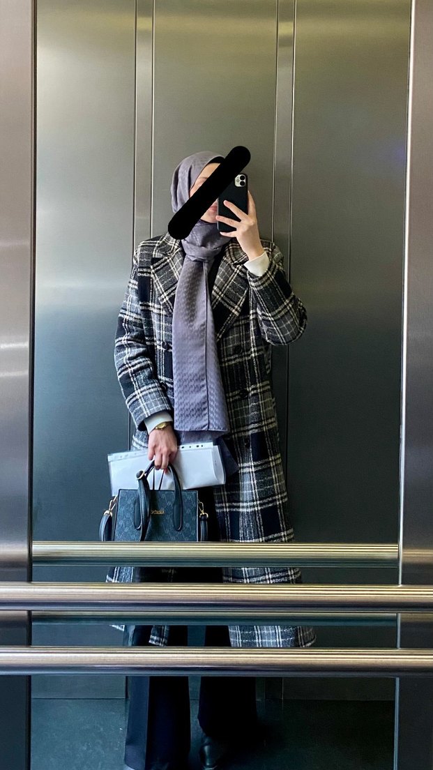 Modakaşmir Füme Şal - Görsel 3