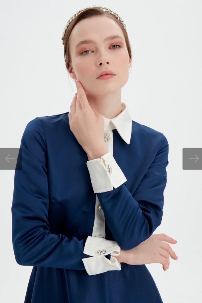 Birgül Bektaş Helen Elbise - Görsel 4