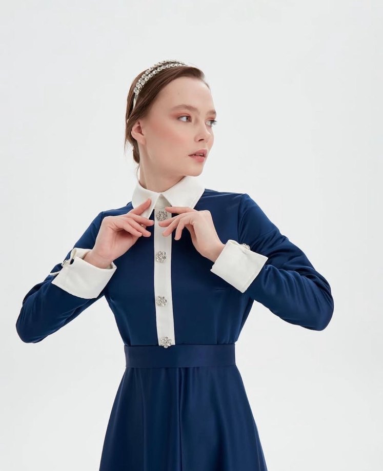 Birgül Bektaş Helen Elbise - Görsel 5