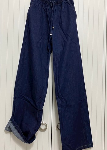 Kadın Lacivert Kot Pantolon - Görsel 2