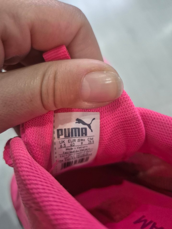 puma Pembe Kadın Spor Ayakkabı Elastik Bağcıklı - Görsel 2