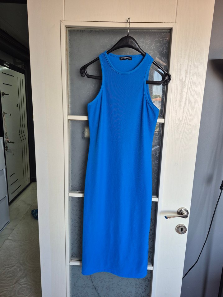 Mavi ve krem elbise 2 adet - Görsel 3