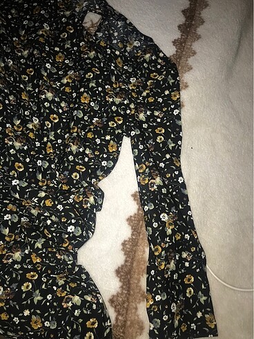 Mango Çiçekli kısa günlük elbise