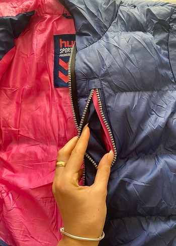 Kadın Lacivert Kapüşonlu Kışlık Mont - Görsel 3