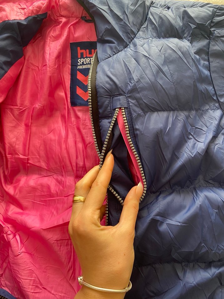 Kadın Lacivert Kapüşonlu Kışlık Mont - Görsel 3