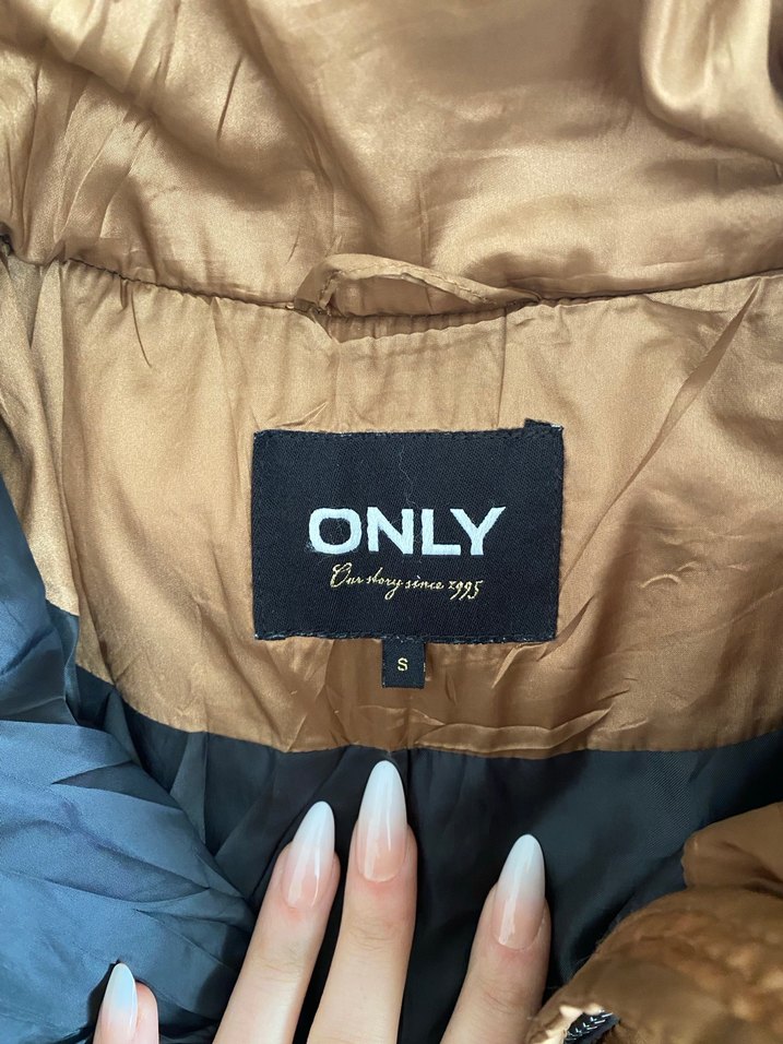 Fermuarlı Koyu Kahverengi Kadın Kışlık Mont - Görsel 2