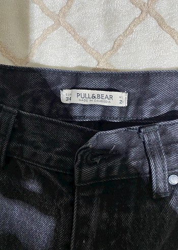 Siyah Midi Kadın Denim Jean - Görsel 2