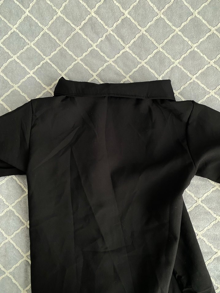 Siyah Düğmeli Regular Fit Uzun Kollu Hamile Ceketi - Görsel 4