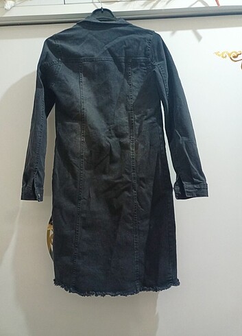 36 Beden siyah Renk Jean ceket