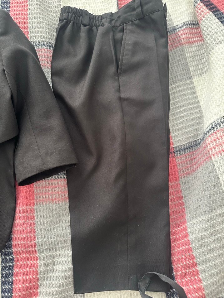 Düğmeli Siyah Notch Yaka Tuxedo Ceket - Görsel 2