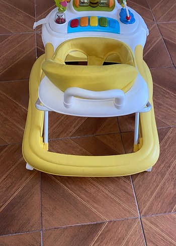Renkli Sarı Bebek Yürüteci - Görsel 2