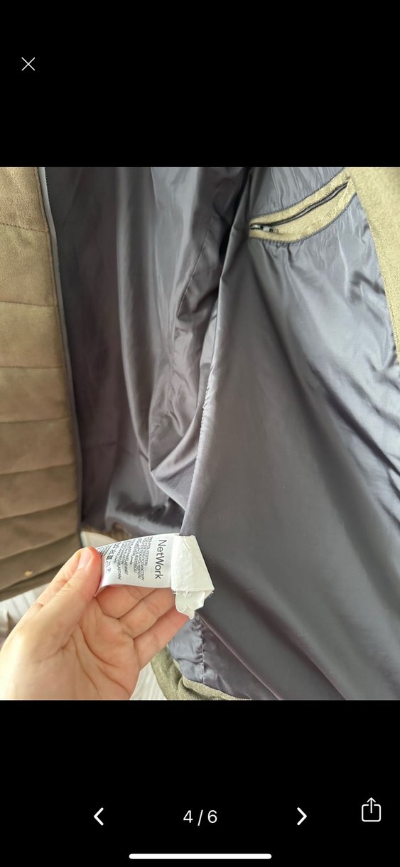 Fermuarlı Kahverengi Erkek Mont - Görsel 3