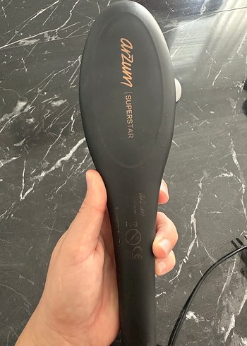 Siyah Elektrikli Saç Düzleştirici Tarak - Görsel 4