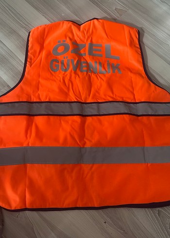 Fermuarlı Turuncu Reflektörlü Yelek - Görsel 2