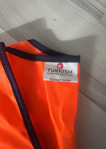 Fermuarlı Turuncu Reflektörlü Yelek - Görsel 4