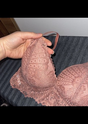 Pembe Bohem Dantel Bralet - Görsel 3