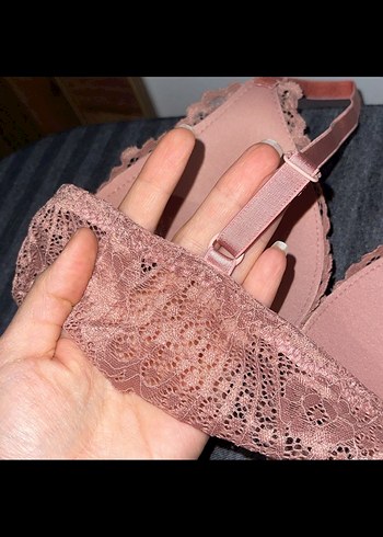 Pembe Bohem Dantel Bralet - Görsel 5