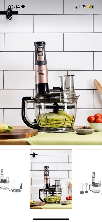 Arnica bilender seti - Görsel 3