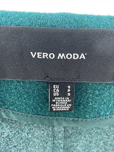 s Beden yeşil Renk Vero Moda Deri Ceket %70 İndirimli.