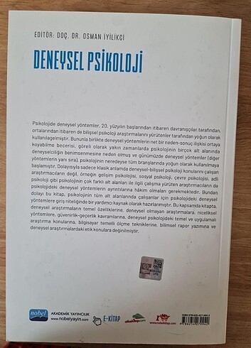 Deneysel Psikoloji