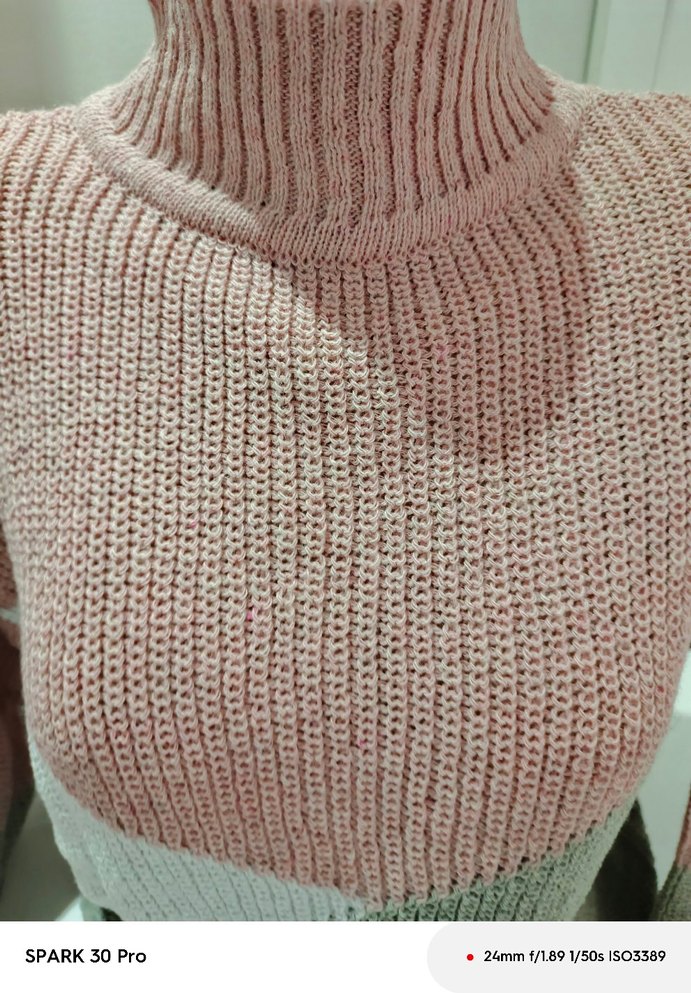 Pembe Boğazlı, Örgü Kadın Kazak - Görsel 2