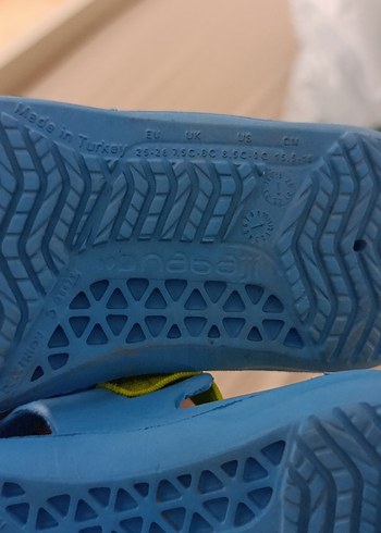 26 Beden mavi Renk Mavi Erkek Çocuk Sandalet Velcro Bantlı