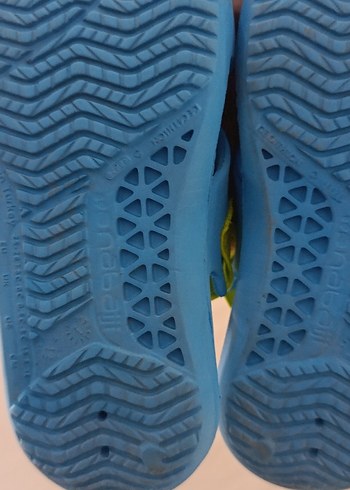 26 Beden Mavi Erkek Çocuk Sandalet Velcro Bantlı
