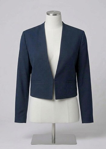 Zara Sik Lacivert V Yaka Blazer Ceket