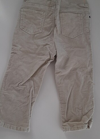 Kadife yüksek bel pantalon 12-18 ay