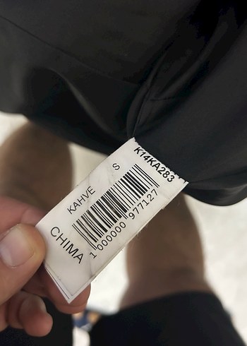 Chima Kahve Rengi S Beden Kaşe Kaban - Görsel 10