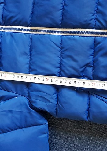 Benetton Parlak Mavi Erkek Çocuk Şişme Mont - Görsel 6