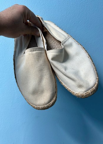 H&M 42 Numara Hasır Ayakabı - Görsel 5