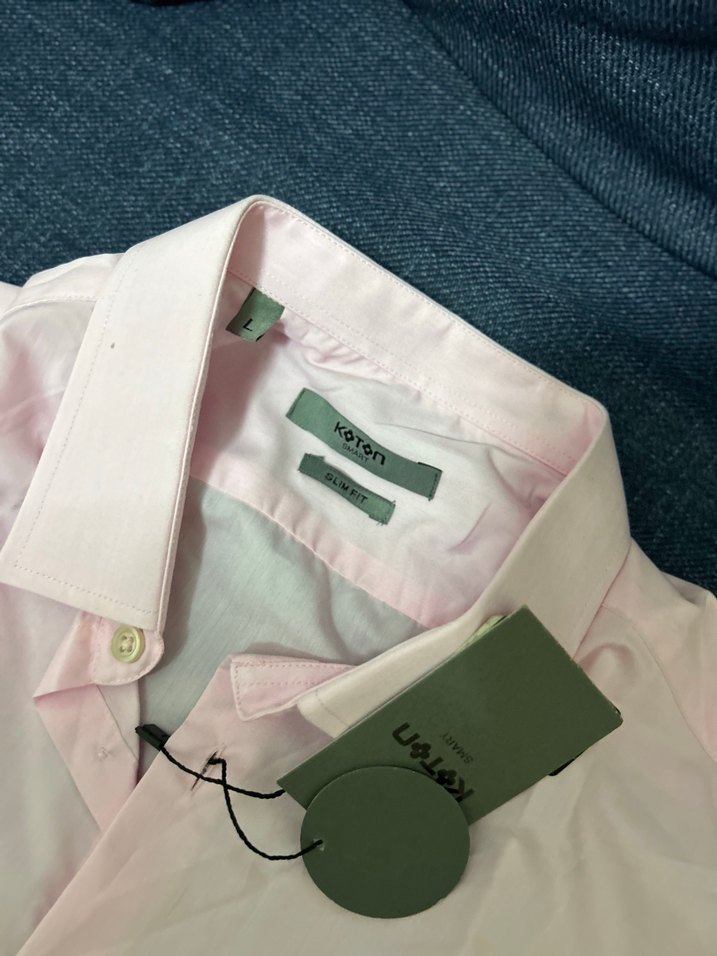 Şık Koton Smart Uçuk Pembe Gömlek - Görsel 3