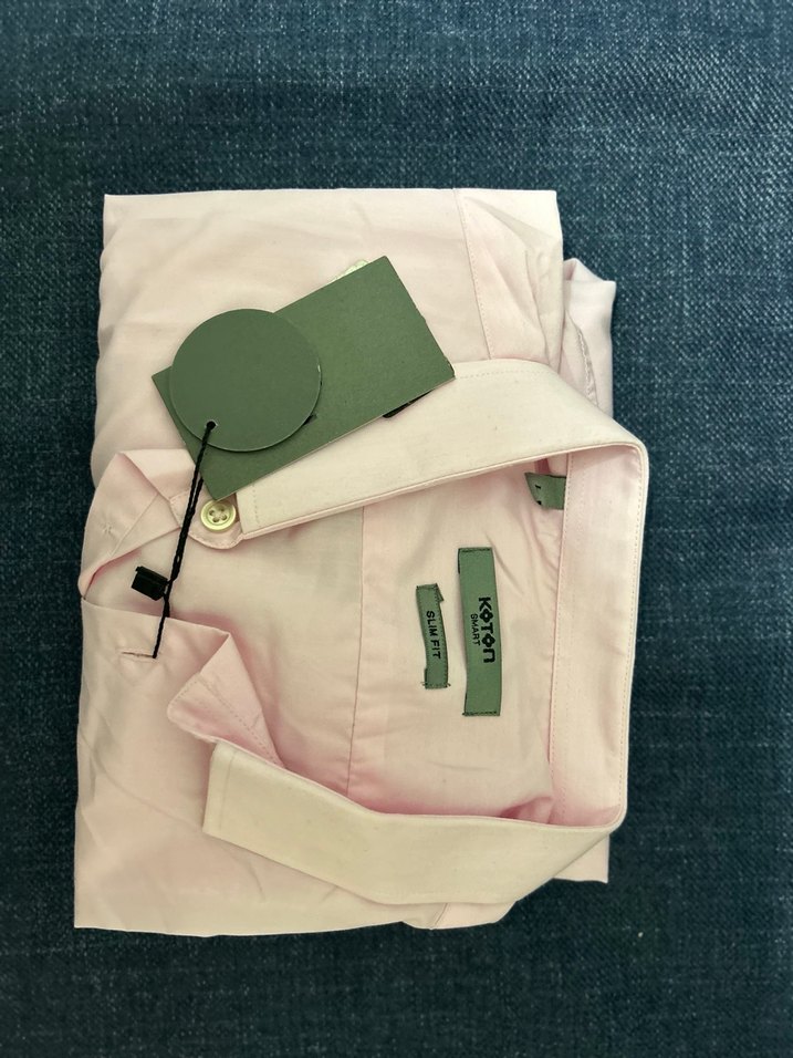 Şık Koton Smart Uçuk Pembe Gömlek - Görsel 2