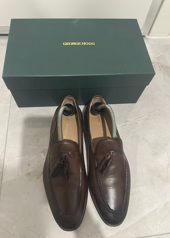 Kahverengi Deri Erkek Klasik Ayakkabı - Görsel 4