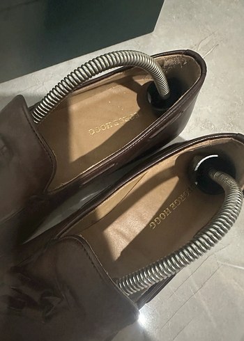 Kahverengi Deri Erkek Klasik Ayakkabı - Görsel 5