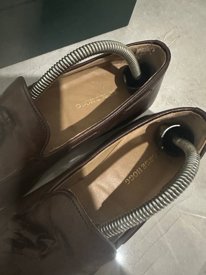 Kahverengi Deri Erkek Klasik Ayakkabı - Görsel 5