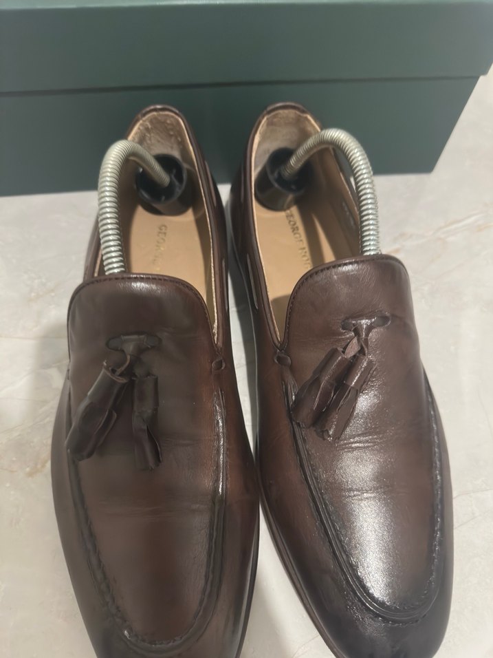 Kahverengi Deri Erkek Klasik Ayakkabı - Görsel 3