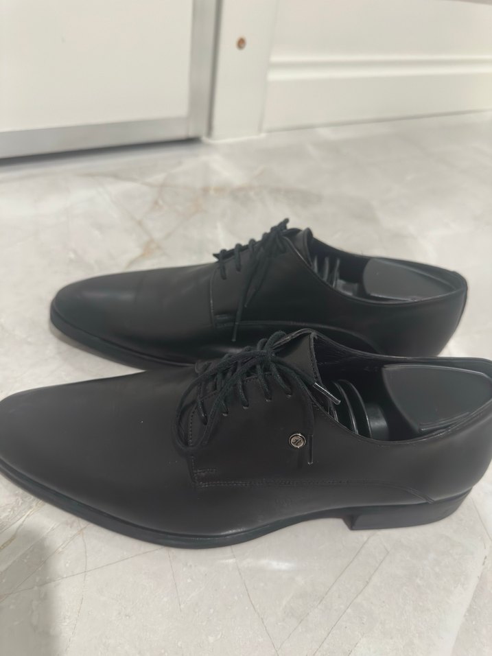 Erkek Siyah Deri Klasik Ofis Ayakkabısı - Görsel 3