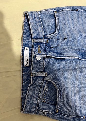 34 Beden Kadın Geniş Kesim Midi Kot Pantolon