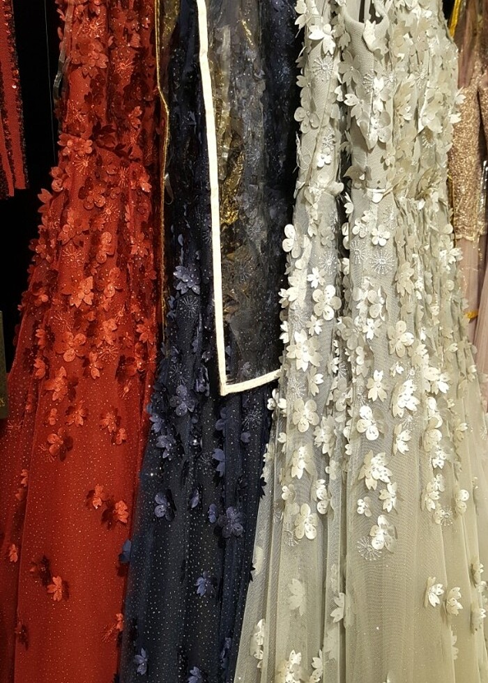 3D çiçekli Abiye  - Görsel 2