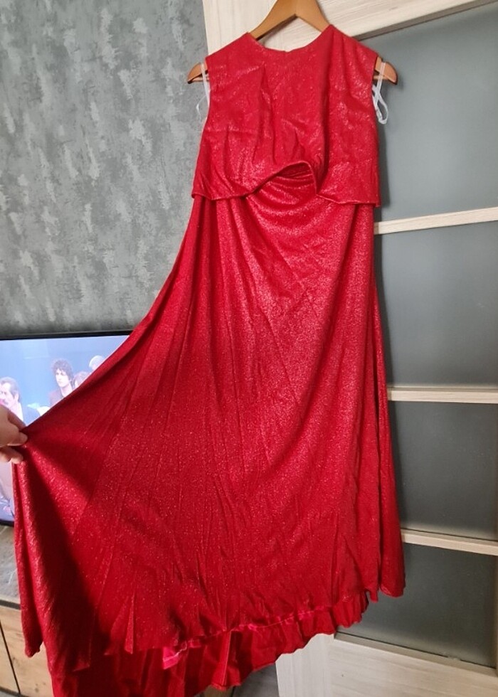 Croplu iki parça abiye - Görsel 2