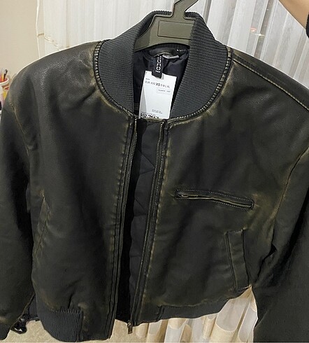 H&M H&M Deri Ceket-Mont