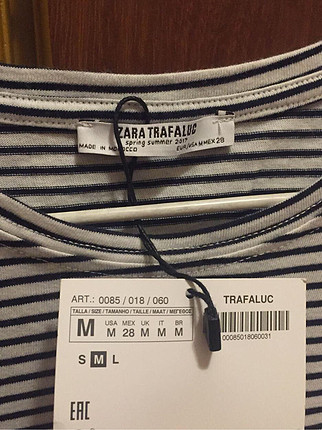 Zara Zara çizgili tişört