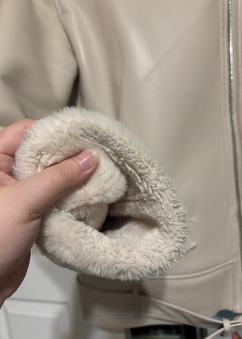 Stradivarius deri ceket - Görsel 8